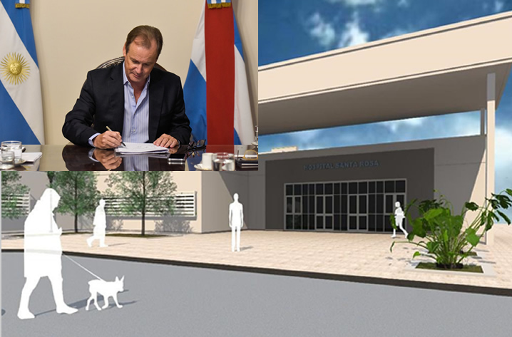 Bordet firmó el decreto de llamado a licitación para la construcción del nuevo hospital de Villaguay